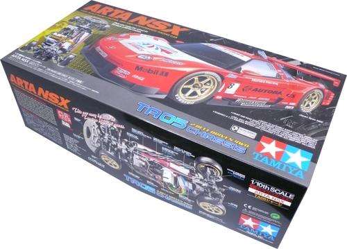 TAMIYA NSX, 1\10 SCALE RC CAR, NEW, RADIO, ENGINE, ESC, BAT & CHAR, & HOP UP PARTS OVER R3000 ADD ON