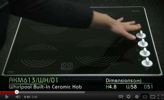 AKM613 Whirlpool Ceramic Hob Video Review