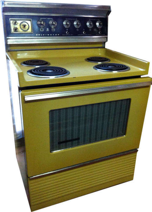 Retro Yellow Stove