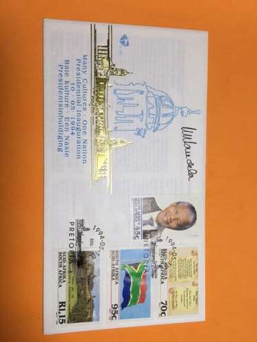 Mandela Signed FDC - COA - Cecil Greenfield!