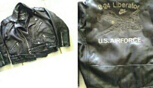 Geniun leather Us Airforce ladies jacket-Pre owned Size Small-Postage R70