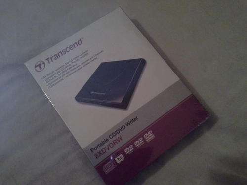 Transcend   externsl dvd writer brand new still sealed