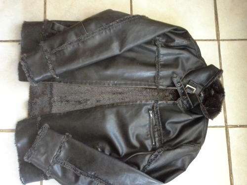 BLEND LEATHER JACKET PRE OWNED LIKE NEW