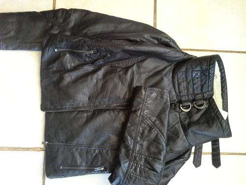 pre owned ladies  leather jacket from H& M like new