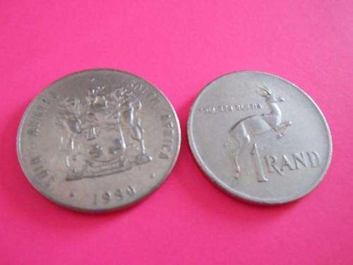 1980 SA Silver R1 Coin