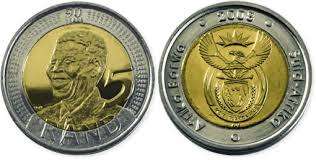 Circulated 2008 Mandela R5 coin