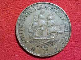 1946 SA 1d coin