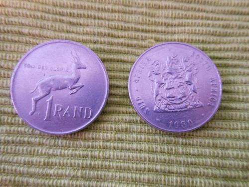 1980 SA R1 coin