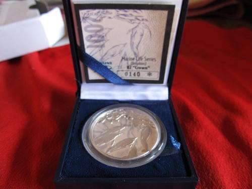 2001 MARINE LIFE SERIES-DOLFINS R2 SILVER CROWN