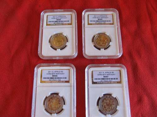 2011 90th Birthday SA Reserve Bank Collection MS 64 - MS 67 - SANGS Graded