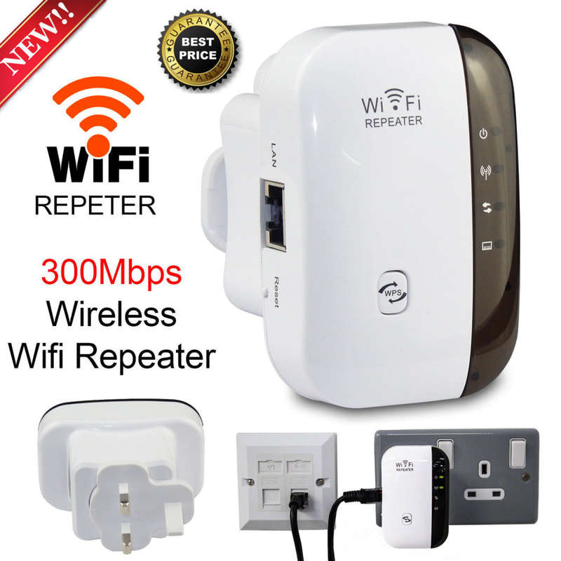 Wireless N WiFi Repeater AP 300mbps Range Router Extender Signal Booster 802.11