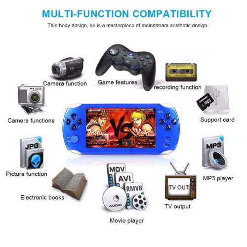 SALE!!!! 4.3'' Screen 4G 32 Bit Portable Handheld Game Console Player 10000+ Retro Games.pink only