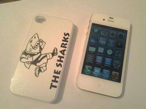 The Sharks Super Rugby iPhone 4 4S Case / Cover + Free Screen Protector