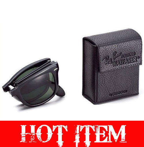 Ray Ban Wayfarer Designer Luxury Fashion Folding Sunglasses***HOT HOT HOT***BLACK OR WHITE!!