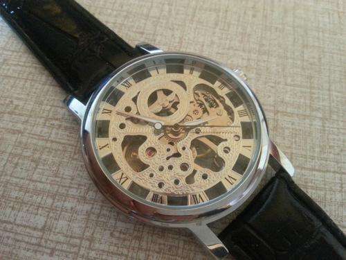 Only 1 Left in Stock!!!! Winner Mens Designer Luxury Skeleton Self Wind Watch ***HOT HOT HOT***