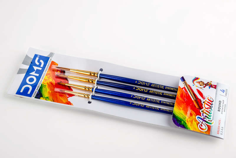 DOMS 12 Shades Poster Colours | Rich & Vibrant Colors with free Paint Brush