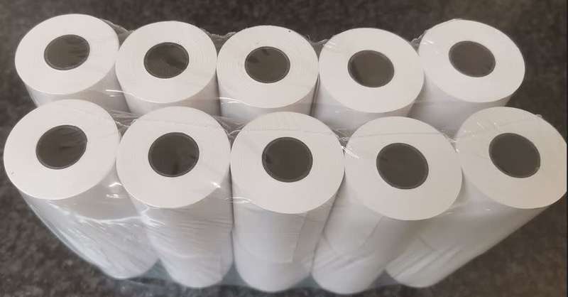 Good quality thermal receipt rolls - 57 x 40 - Pack of 10 - Bid per pack