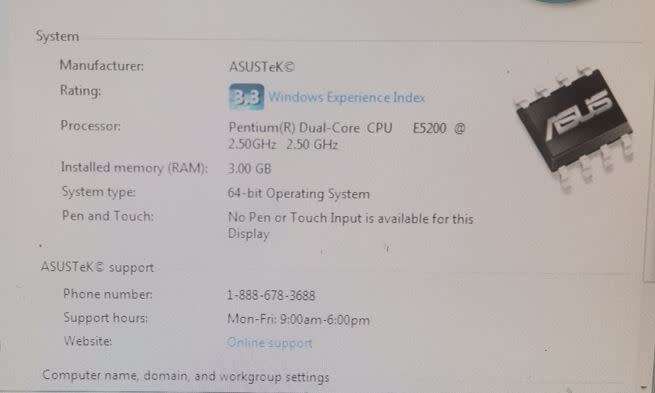 ASUS P5KPL-AM SE Motherboard with CPU, RAM & Backing Plate included - WORKING!