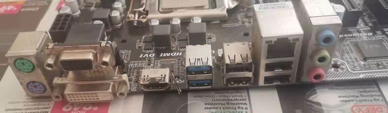 2x GIGABYTE GA - H11OM- HD2 Motherboards with CPU- Sold as is for spares or repairs