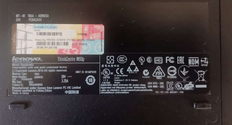 Lenovo vPro CORE i5 4th Gen ThinkCentre M93p