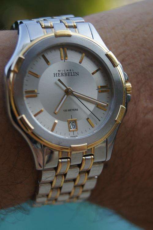 MICHEL HERBELIN GENTS MINT IN THE BOX @@ NO RESERVES@@