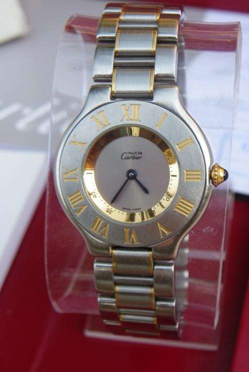 CARTIER 21  LADIES WATCH MINT  @@ NO RESERVES@@