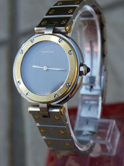CARTIER GOLD  LADIES WATCH IN BOX MINT  @@ NO RESERVES@@