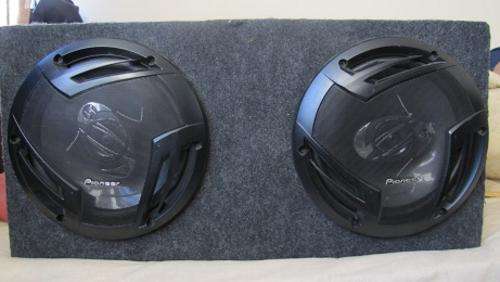 PIONEER LIMPETS  CAR SPEAKERS  AND 900W 2 CHANNEL STEALTH AMPLIFIER