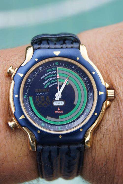 SEIKO 1992 USA TEAM COMMEMORATIVE TIMEPIECE  IN BOX, SUPER RARE