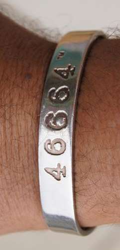 MANDELA BRACELET 46664 COLLECTORS 1ST EDITION SILVER BRACELET
