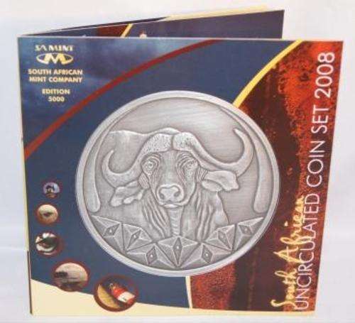 SOUTH AFRICAN UNCIRCULATED COIN SET 2008