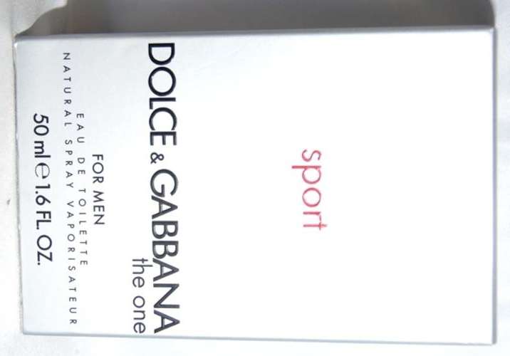 DOLCE &GABBANA "THE ONE -SPORT" 50ml FOR GENTS
