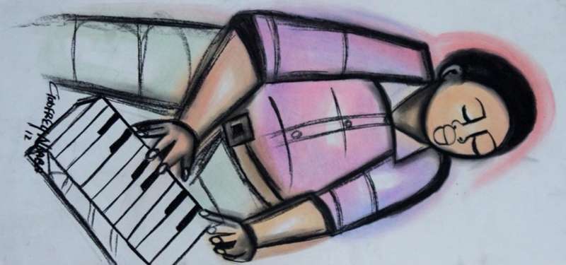 GODFREY NDABA PASTELS  "MUSIC TO MY EARS"