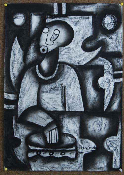 PETER SIBEKO PASTELS