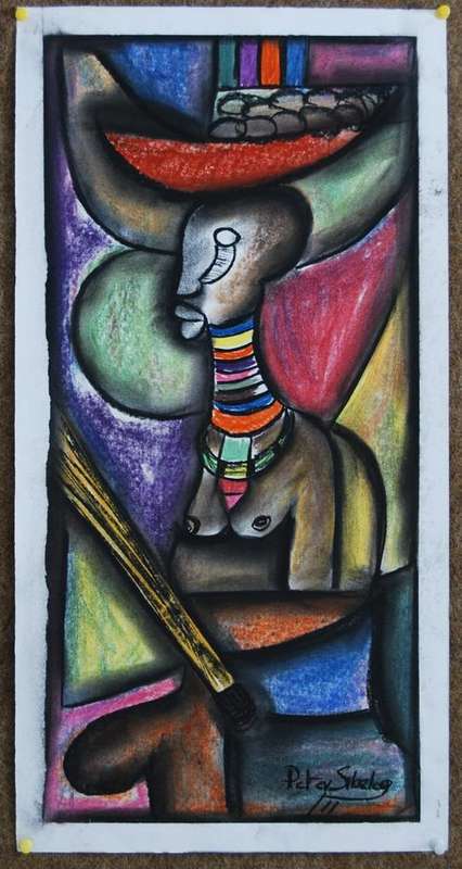 PETER SIBEKO PASTELS