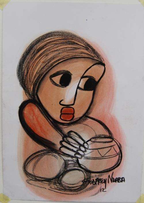 GODFREY NDABA PASTELS