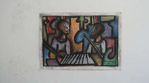 PETER SIBEKO PASTELS "The Band"