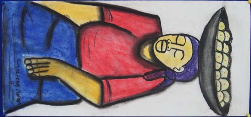 GODFREY NDABA PASTELS