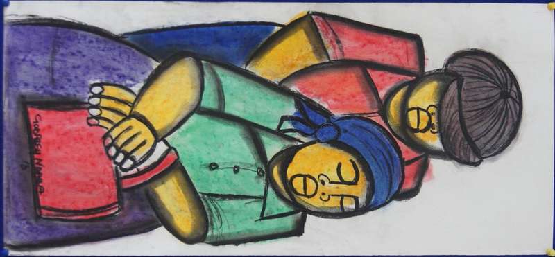 GODFREY NDABA PASTELS