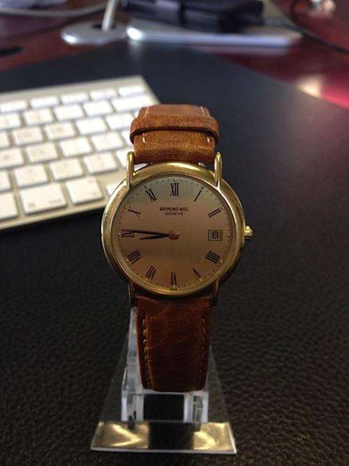 RAYMOND WEIL GOLD PLATED MEN'S WATCH