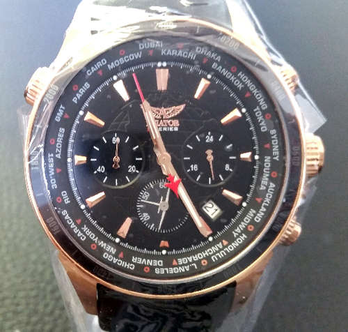 AVIATOR F-SERIES BRONZE DIAL WITH BOX AND PAPERS **R1 AUCTION**