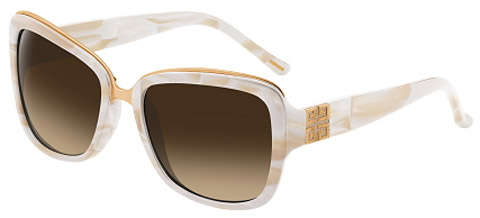 ORIGINAL GIVENCHY Ladies Pearl and Gold Sunglasses