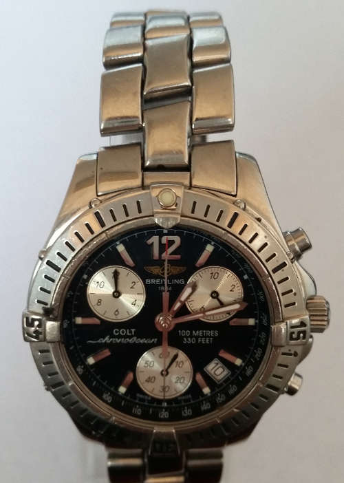 BREITLING COLT CHRONOCEAN STAINLESS STEEL
