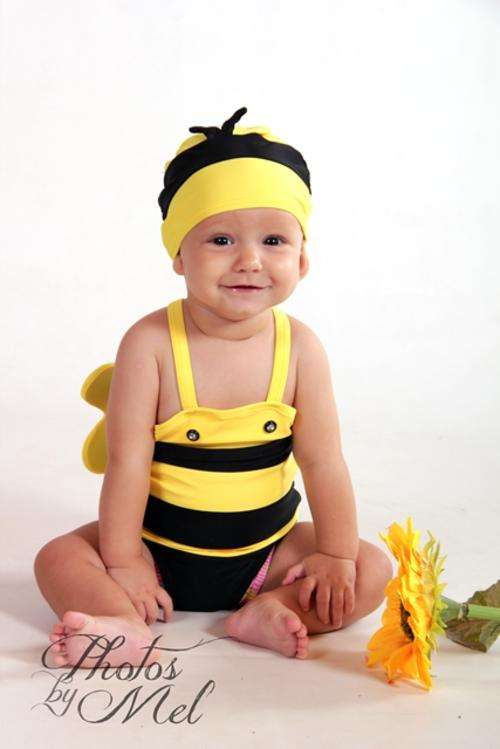 Bumble Bee 2 Piece Swimming Costume