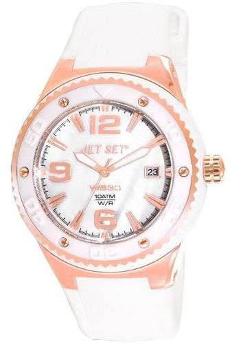Ladies Jet Set Watch WB30 with White Rubber Strap