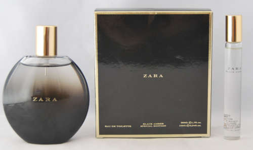 ZARA "BLACK AMBER" SPECIAL EDITION EDT 50ml and 10ml **R1 AUCTION**