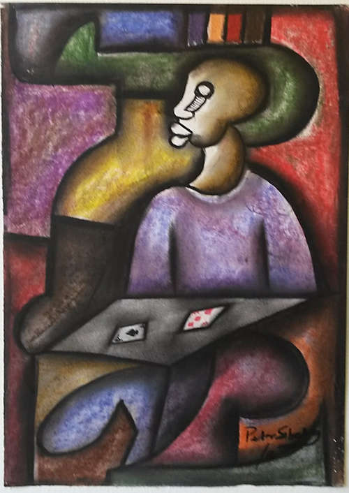 PETER SIBEKO ABSTRACT ART: ORIGINAL AFRICAN ART