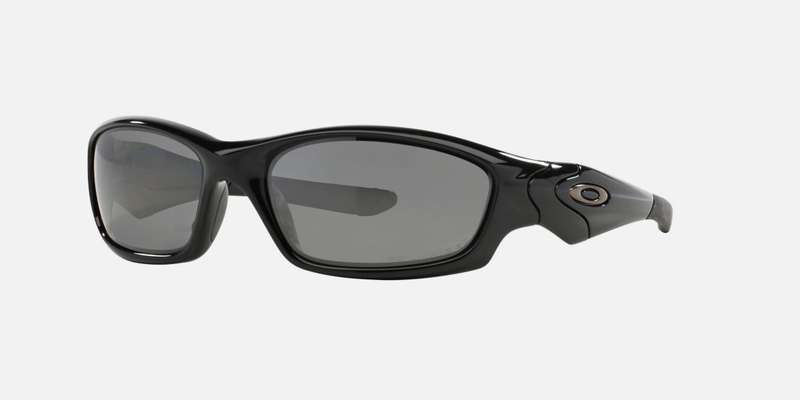 OAKLEY "STRAIGHT JACKET" POLISHED BLACK SUNGLASSES