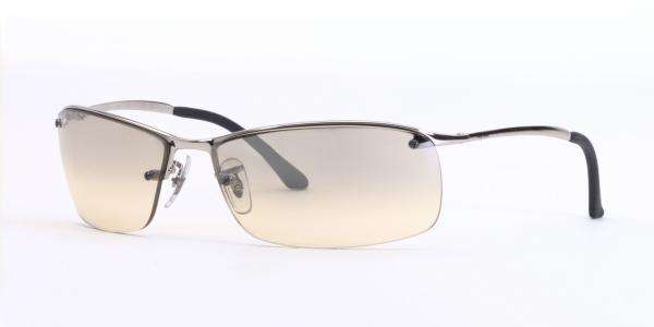 RAY BAN SUNGLASSES IN SILVER TAN