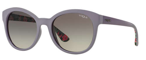 Vogue Floral Sunglasses In Lilac **FREE PAIR OF SPECS**